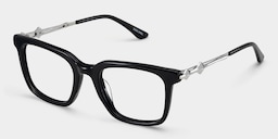 Reese Square Black Glasses4