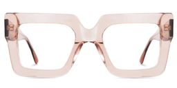 Brandon Square Beige Glasses1