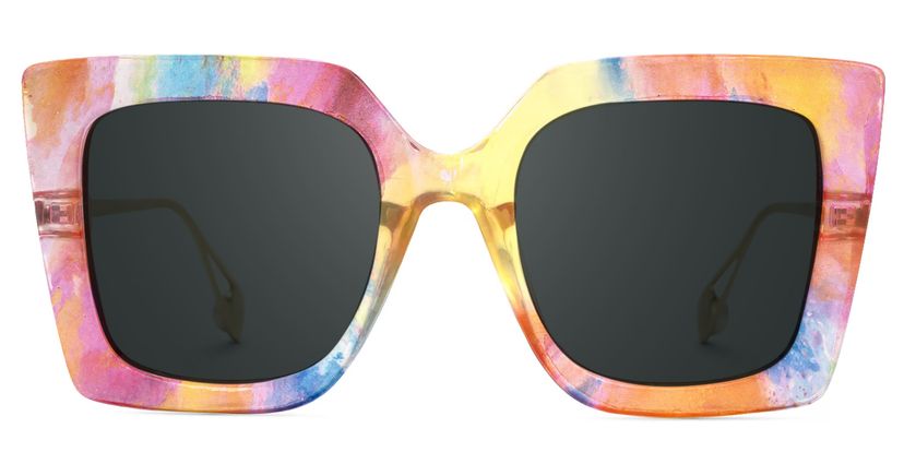 Qatar Multicolor Square Sunglasses