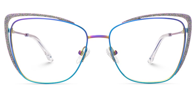 Lorenzen Cateye Iridescent Glasses