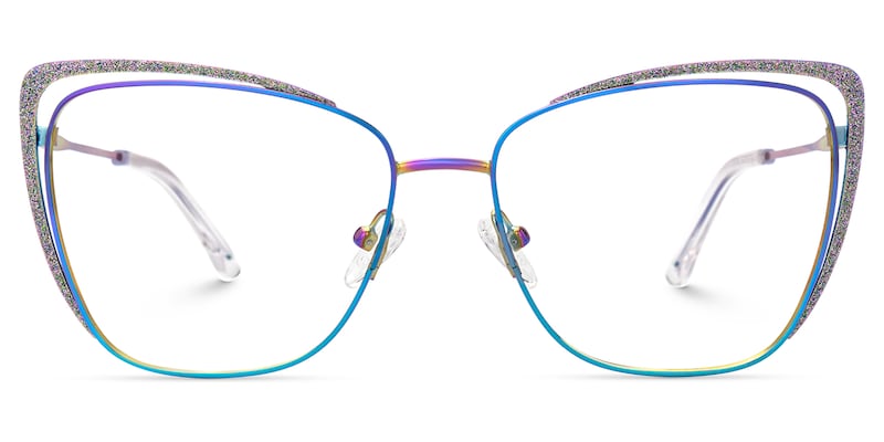 Lorenzen Cateye Iridescent Glasses