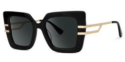 Poutine Square Black Glasses1