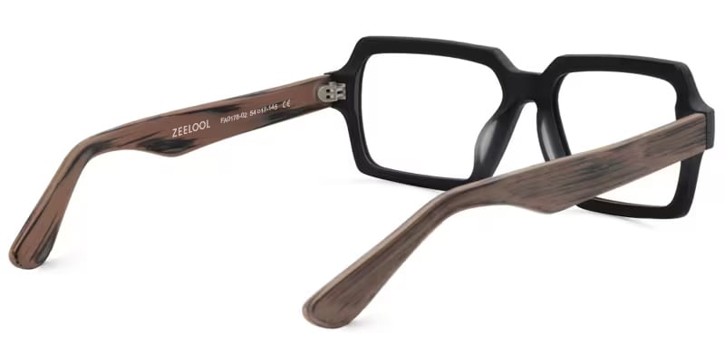 Arthur Geometric Black Glasses5