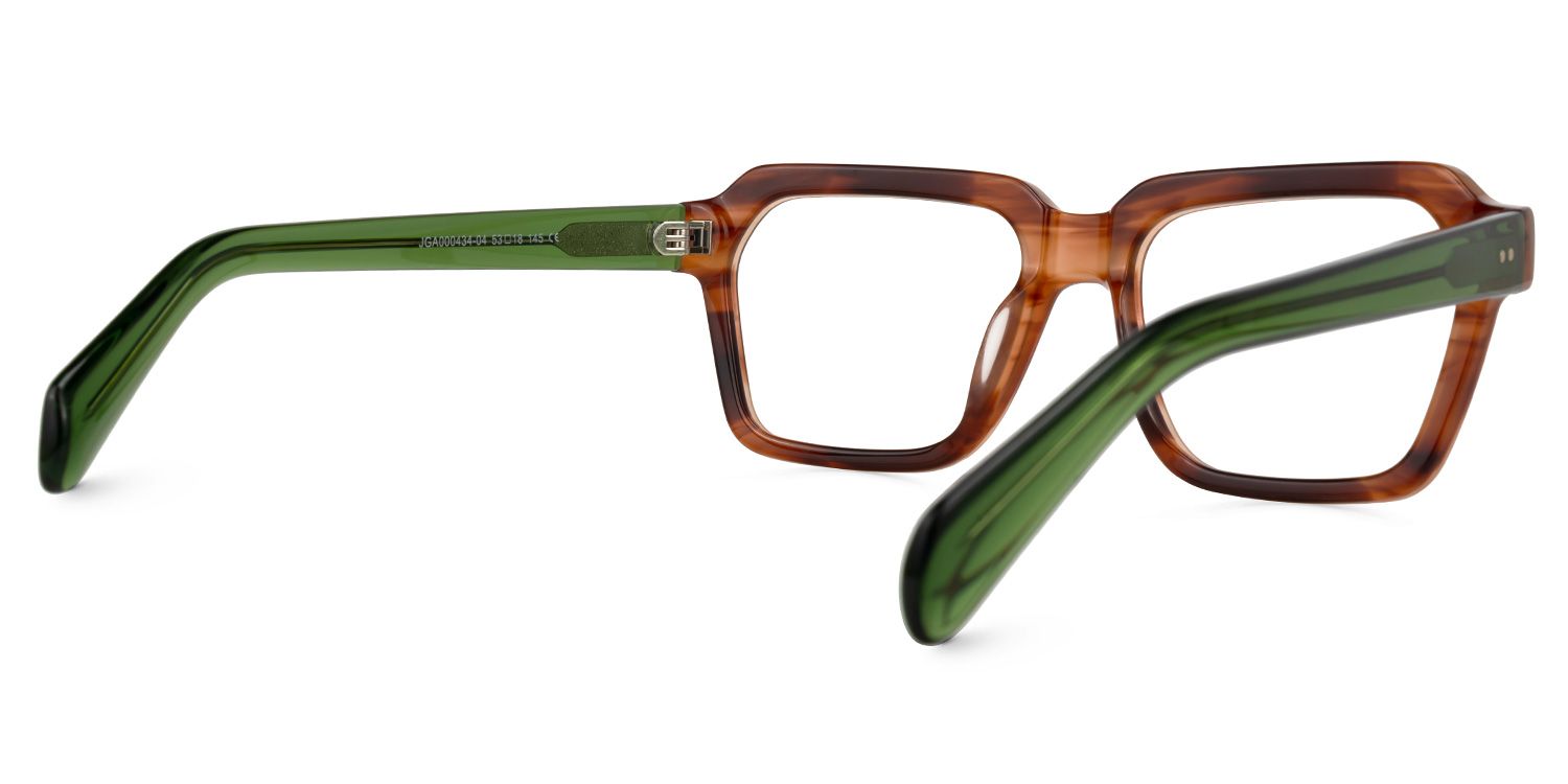 Rectangle Richard Tortoise Glasses deals -Zeelool Glasses3