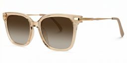 Jacqui Square Beige Glasses1