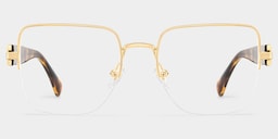 Lauren Square Gold TortoiseGlasses0