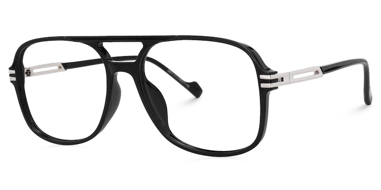 Nyawa Aviator Black Glasses