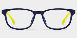 Robin Rectangle Black Yellow Glasses1