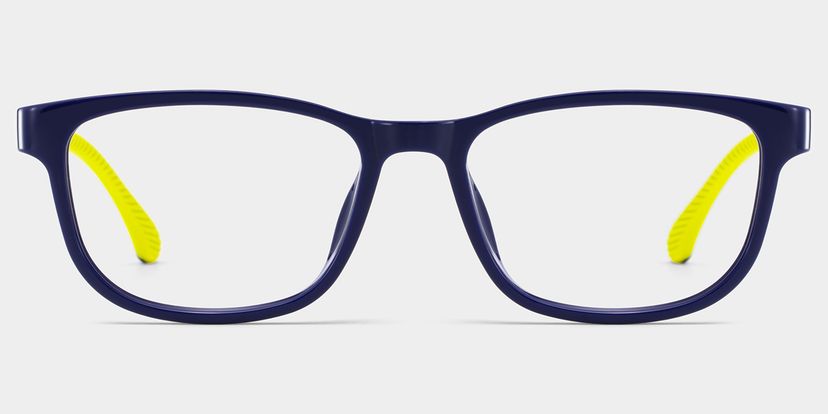 Robin Rectangle Black Yellow Glasses