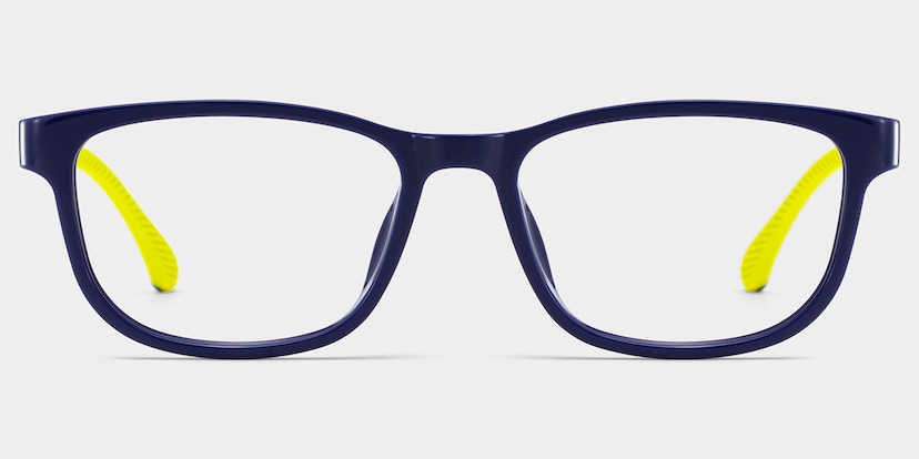 Robin Rectangle Black Yellow Glasses