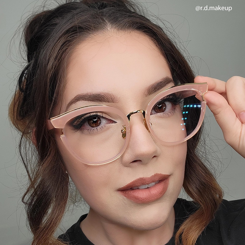 Eleanore Cat Eye Pink Glasses7