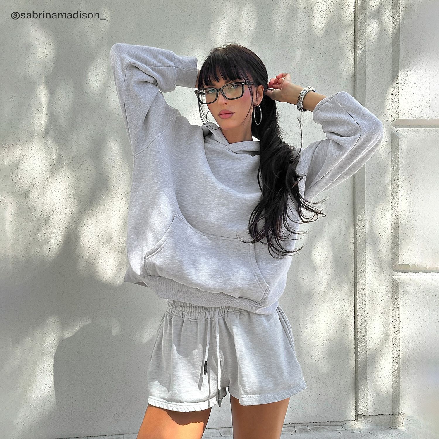 Remy Black Rectangle Glasses | Screen‑Ready Athleisure8