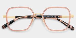 Sophie Pink Geometric Glasses1