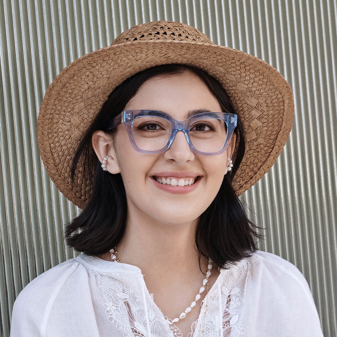 Affordable Blue Stella Butterfly Eyeglass Frames | ZEELOOL