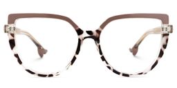 Noguet Cateye Two-Tone Glasses0