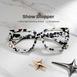 Dax Square cow print Glasses0