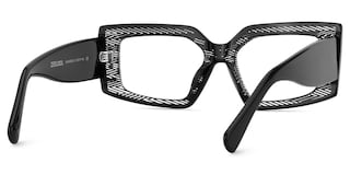 Jonas Rectangle Black Glasses5