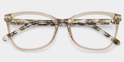 Marigold Rectangle Brown Glasses1