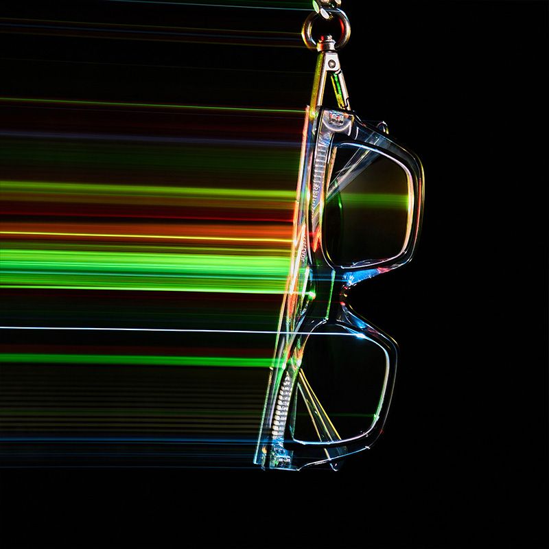 Legette Black Square Glasses