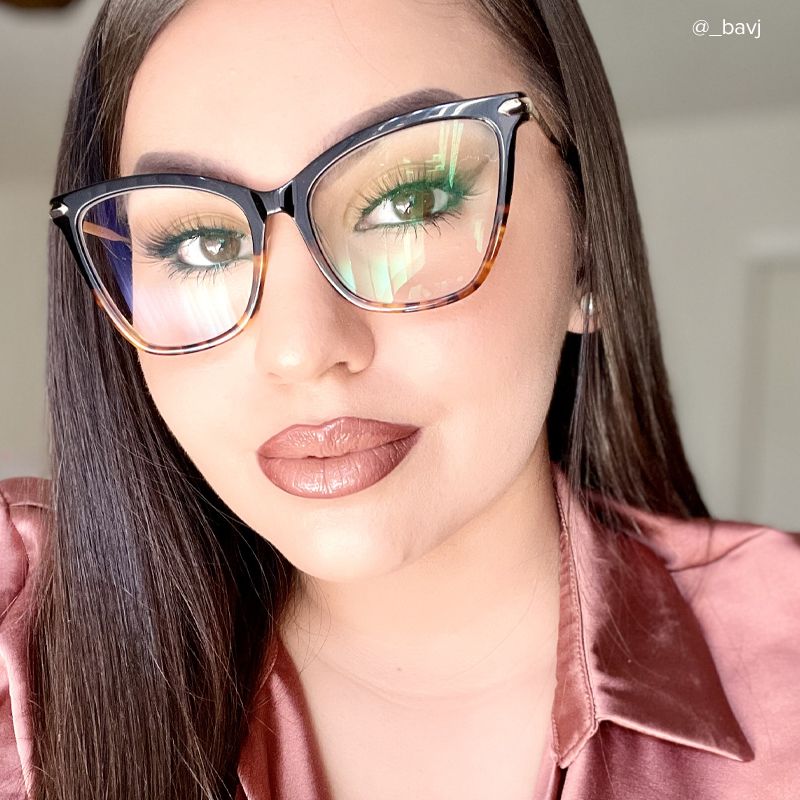 Hilary Butterfly Tortoise Frame Glasses | Zeelool Optical4