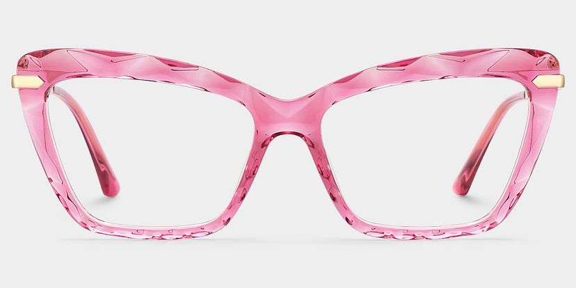 Juliet Pink Rectangle Glasses