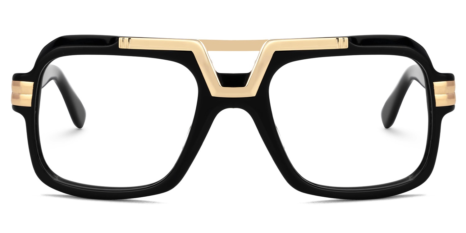 Croswell Aviator Black Glasses