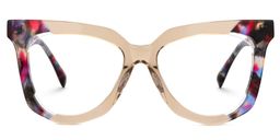 Busby Butterfly Beige Glasses0