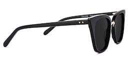 Tallulah Cat Eye Black Sunglasses3