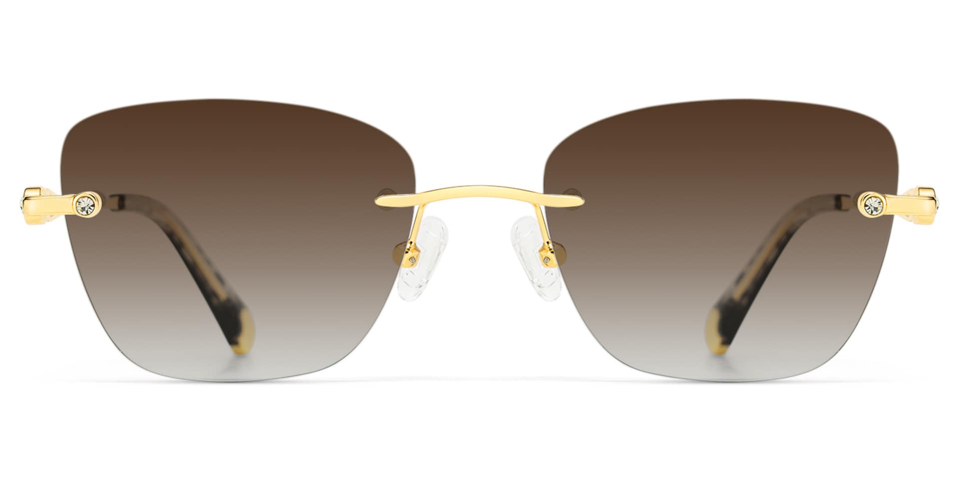 Rectangle Gold Eyeglasses- Seth Metal Frame Glasses0