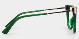 Dalton Cat Eye Dark Green Glasses3