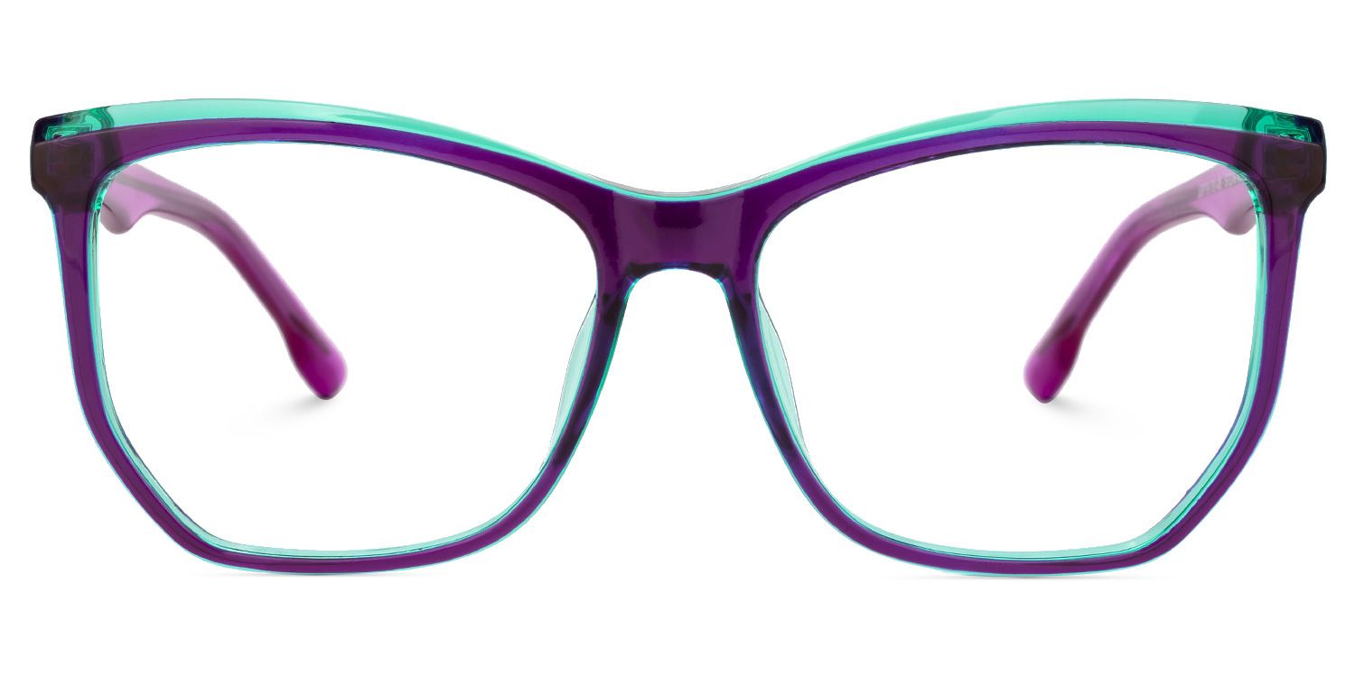 Geometric Libby Purple Glasses deals -Zeelool Glasses0