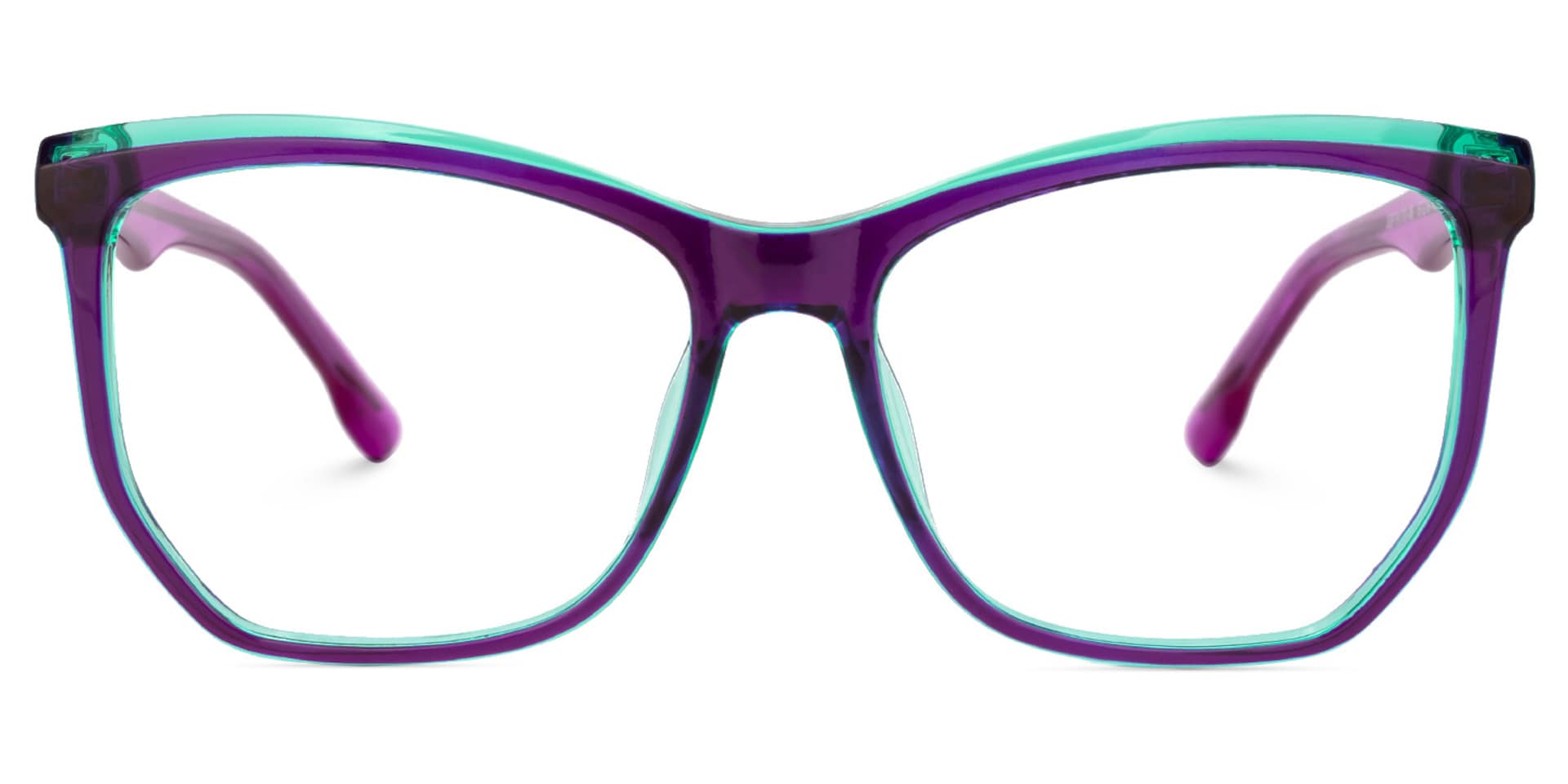 Geometric Libby Purple Glasses deals -Zeelool Glasses0