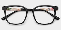 Freya Square Black Glasses1