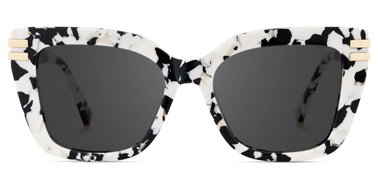Cardozo Square Cow Print Glasses