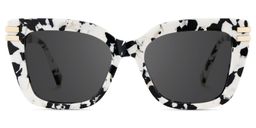 Cardozo Square Cow Print Glasses0