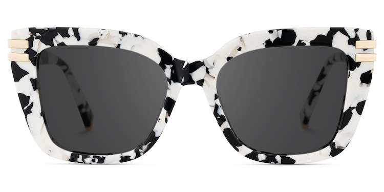Cardozo Square Cow Print Glasses