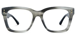Gaydeh Rectangle Gray Glasses0