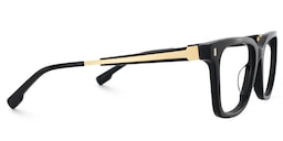 Charlton Rectangle Black Glasses4