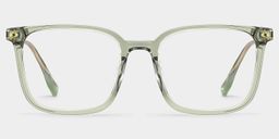 Zoe Square Green Glasses4