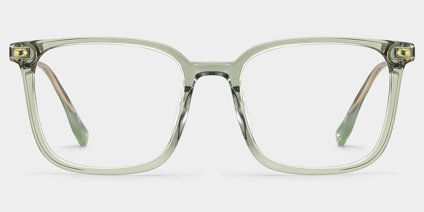 Zoe Square Green Glasses