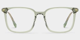 Zoe Square Green Glasses4