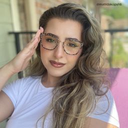 Martine Square Tortoise Glasses4