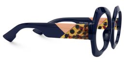 Geoffrey Geometric Dark-Blue Glasses2
