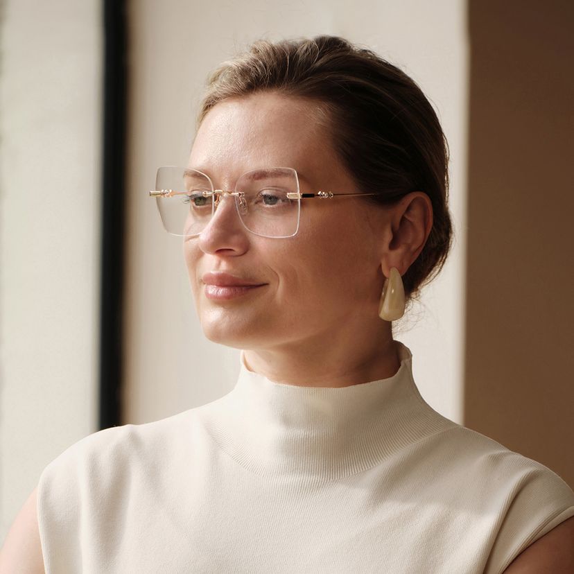 Tierney Butterfly Gold Glasses