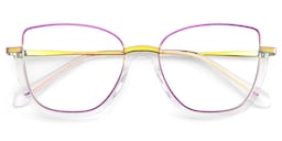 Coleman Square Iridescent Glasses1