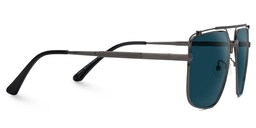 Arellano Aviator Gray Sunglasses3