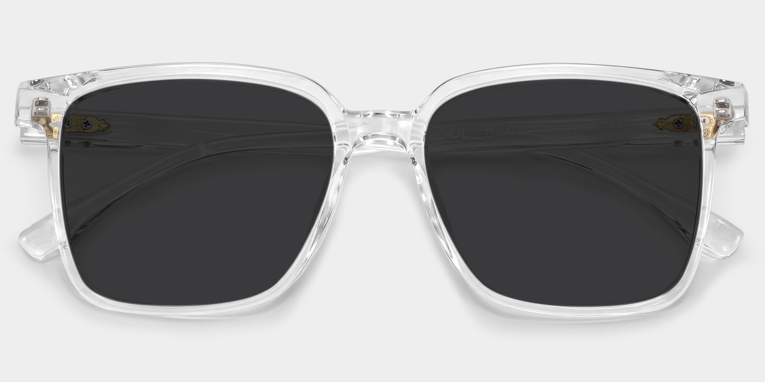 COOL-Ｂ　メサイア　トーラスZERO　CARNELIAN　ORBIT Contreras Square Clear Sunglasses for Women & Men | ZEELOOL