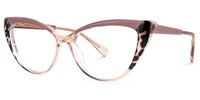 Sawida Cateye Two-Tone Glasses1