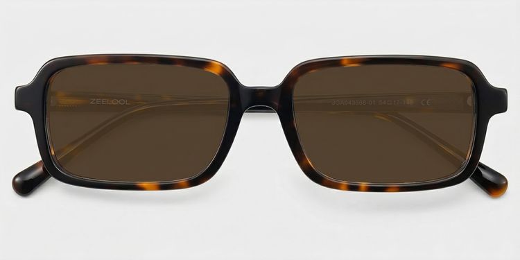 Danielle Tortoise Rectangle Sunglasses