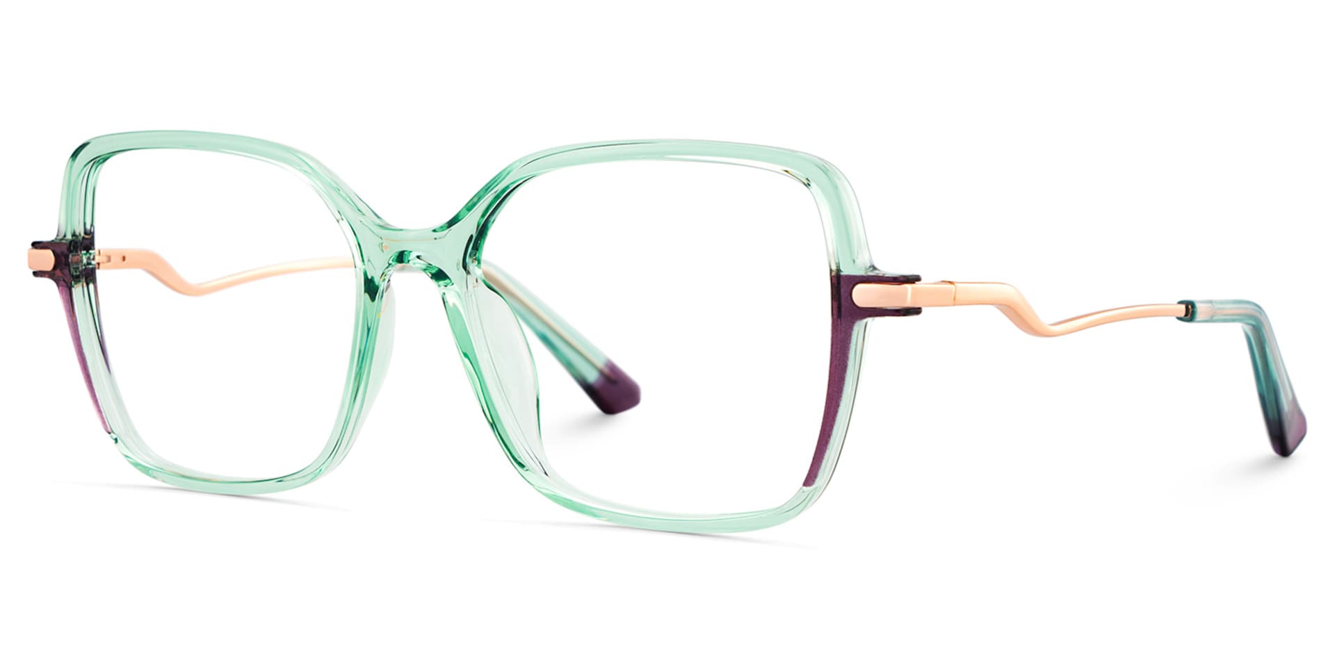 Rendon Square Green Glasses2